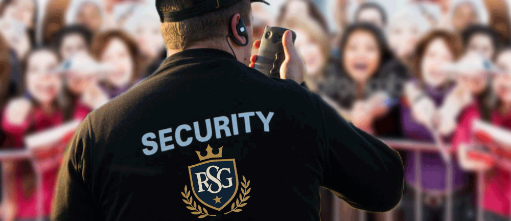 Royal Sentinel officer securing crowd